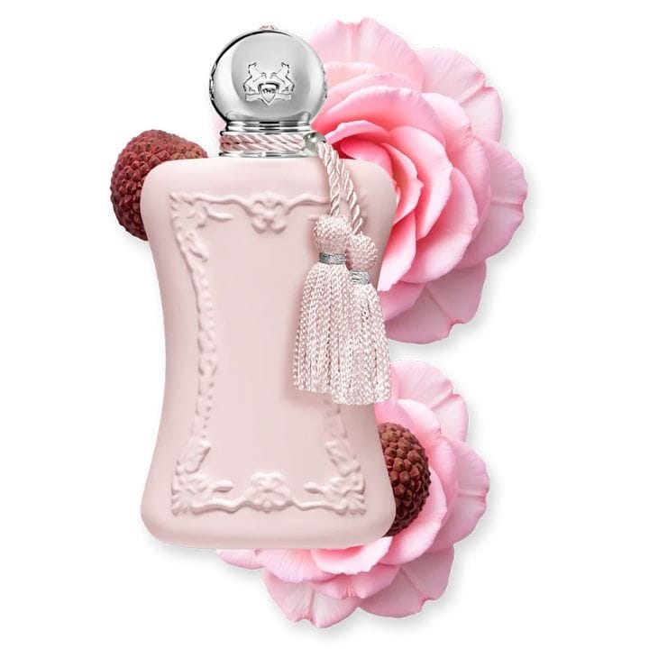 Parfums de Marly Delina EDP 75ml Women’s Perfume, Floral Fruity Rose, Lychee Rhubarb Bergamot Notes, Long Lasting Luxury Fragrance 