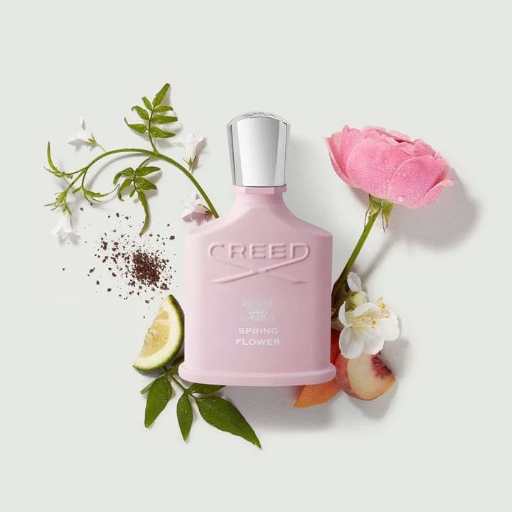 Creed Spring Flower EDP 75ml Women’s Perfume, Floral Fruity Fresh, Bergamot Apple Peach Notes, Jasmine Rose, Musk Base Luxury Fragrance