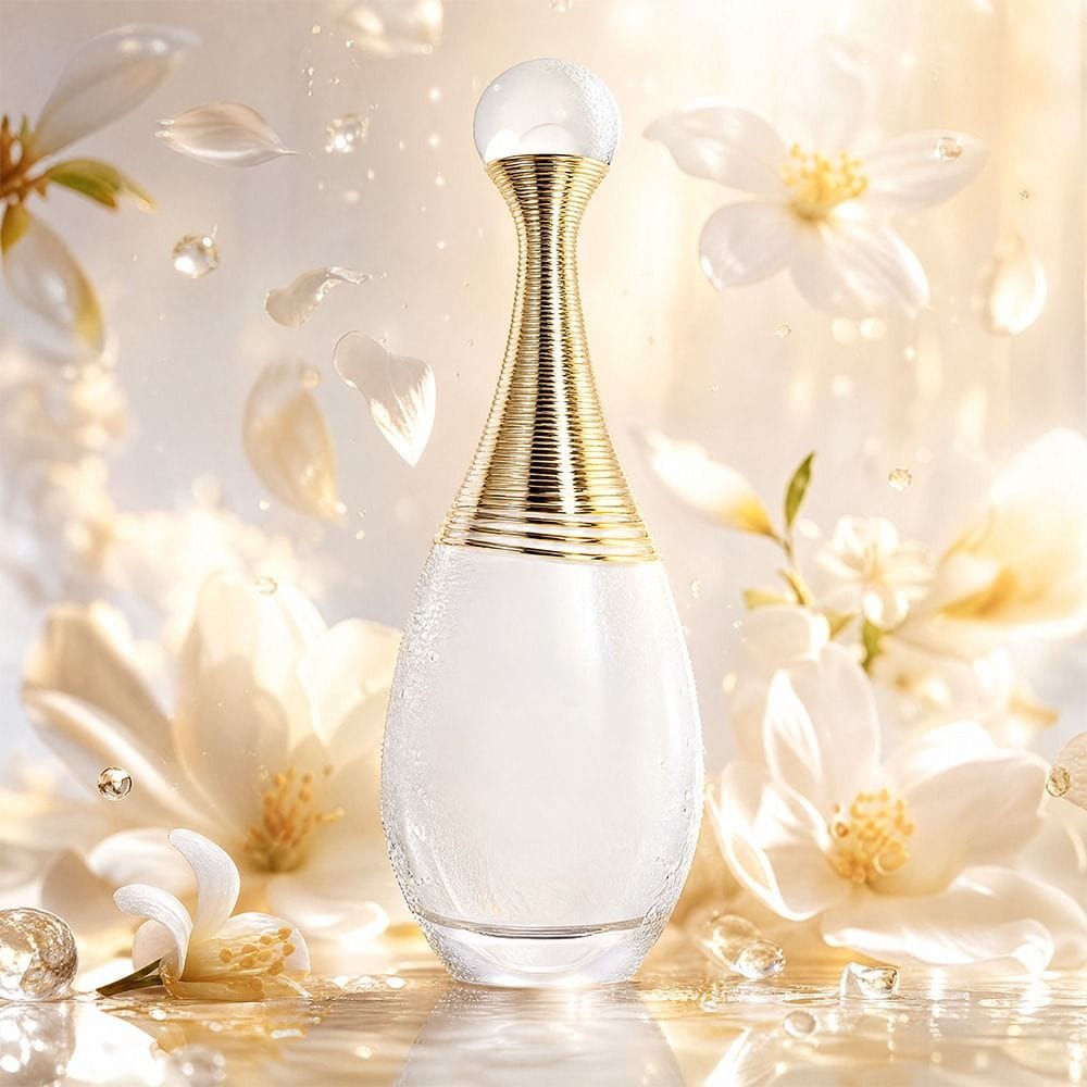 Dior J’adore Parfum d’Eau Alcohol-Free Eau de Parfum for Women 100ml – Neroli, Jasmine Sambac & Magnolia Fresh Floral Long-Lasting Fragrance