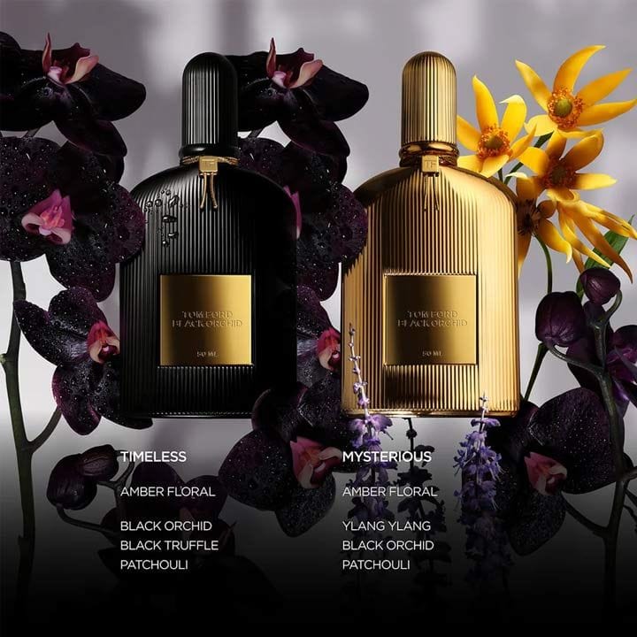 Tom Ford Black Orchid EDP 100ml Women’s Perfume, Amber Floral, Black Truffle Ylang Ylang, Dark Chocolate Patchouli Vanilla, Long Lasting Luxury