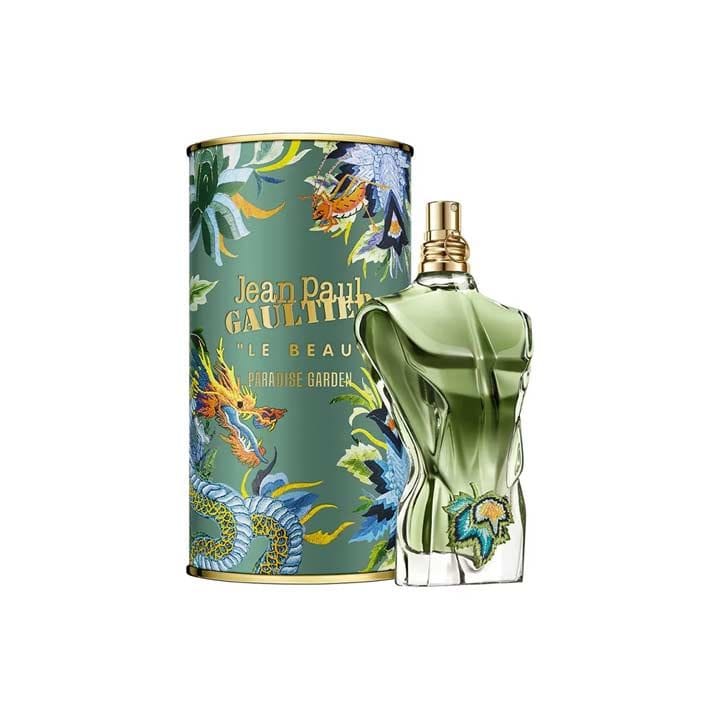 Jean Paul Gaultier Le Beau Paradise Garden EDP 125ml Men’s Perfume, Woody Green Aquatic, Coconut Fig Mint Ginger, Sandalwood Tonka Bean, Long Lasting