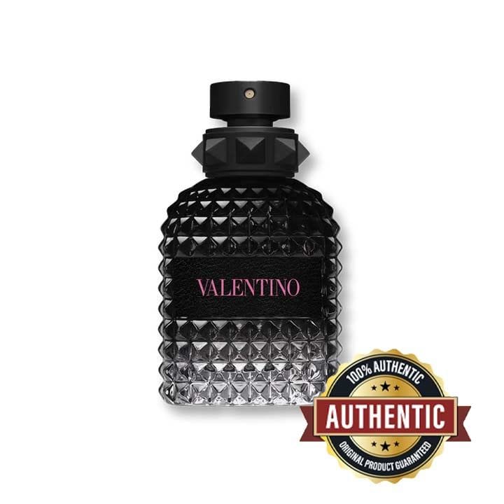 Valentino Uomo Born In Roma EDT 100ml Unisex Perfume, Woody Aromatic Vetiver, Mineral Salt Ginger Violet Leaf, Smoky Sage Base, Long Lasting