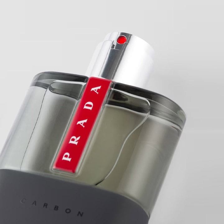 Prada Luna Rossa Carbon Eau de Toilette for Men 100ml – Bergamot, Lavender, Ambroxan & Patchouli Aromatic Fougere Fragrance