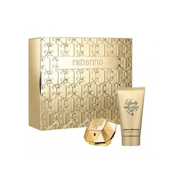 Paco Rabanne Lady Million Eau de Parfum Gift Set 80ml – Raspberry, Neroli, Orange Blossom & Honey Floral Fruity Fragrance