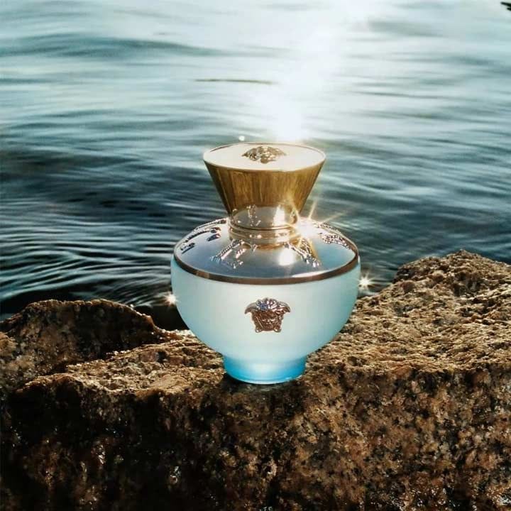 Versace Pour Femme Dylan Turquoise EDT 100ml Set Women’s Perfume, Floral Fruity Fresh, Mandarin Lemon Blackcurrant, Jasmine Freesia, Cedarwood Musk, Gift Set