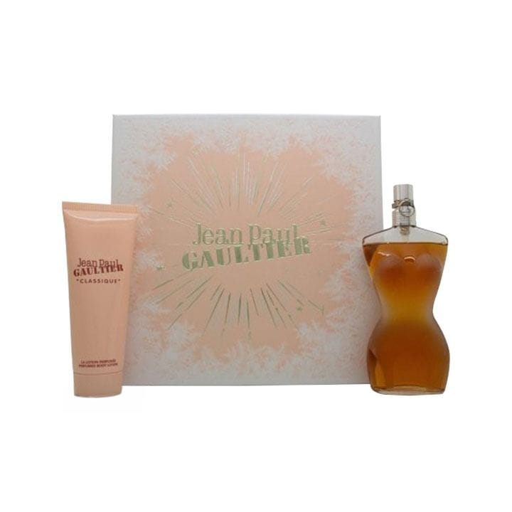 Jean Paul Gaultier Classique EDT 100ml Set Women’s Perfume, Amber Floral, Orange Blossom Rose Pear, Ginger Tuberose, Vanilla Musk, Gift Set