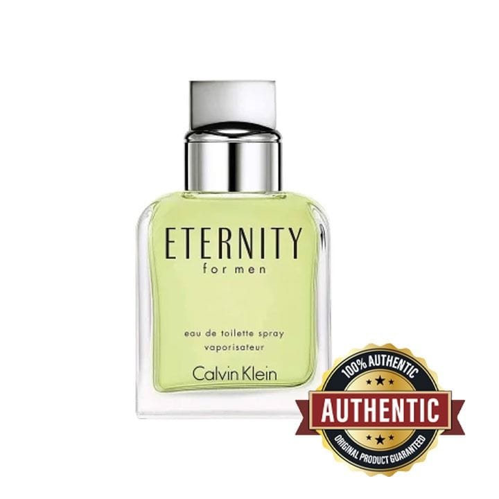 Calvin Klein Eternity Eau de Toilette for Men 100ml – Lavender, Bergamot, Geranium, Sage & Sandalwood Fresh Aromatic Fragrance