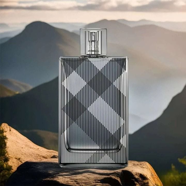 Burberry Brit Eau de Toilette for Men 100ml – Ginger, Cardamom, Cedarwood & Tonka Bean Warm Woody Spicy Fragrance