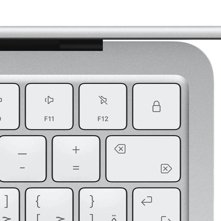 أبل ماك بوك جديد 13 بوصة 8 جيجابايت / 256 جيجابايت – شريحة A18 Pro، لوحة مفاتيح إنجليزية/عربية، معالج سداسي النواة، معالج رسوميات بخمسة نوى، شاشة Liquid Retina، Touch ID | فضة– MHFA4AB/A