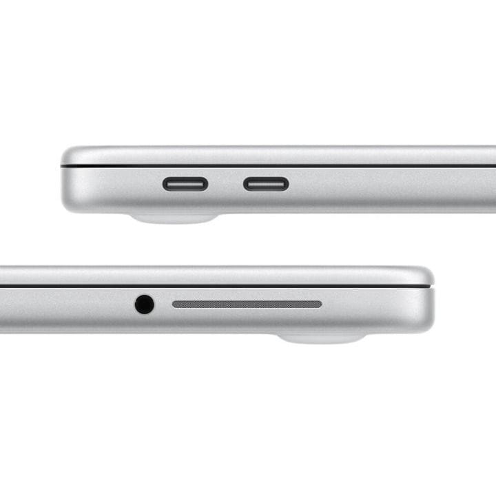 أبل ماك بوك جديد 13 بوصة 8 جيجابايت / 256 جيجابايت – شريحة A18 Pro، لوحة مفاتيح إنجليزية/عربية، معالج سداسي النواة، معالج رسوميات بخمسة نوى، شاشة Liquid Retina، Touch ID | فضة– MHFA4AB/A