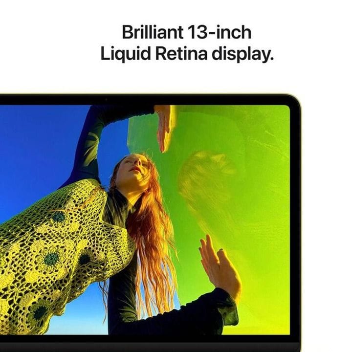 أبل ماك بوك جديد 13 بوصة 8 جيجابايت / 256 جيجابايت – شريحة A18 Pro، لوحة مفاتيح إنجليزية/عربية، معالج سداسي النواة، معالج رسوميات بخمسة نوى، شاشة Liquid Retina، Touch ID | فضة– MHFA4AB/A