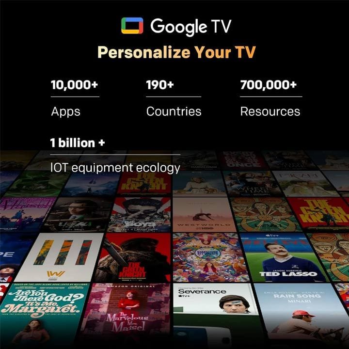 Skyworth 55-inch NEXO QD-Mini LED UHD Google TV 4K Smart TV HDR10 Dolby Audio Chromecast Voice Control | Black - 55X6600H