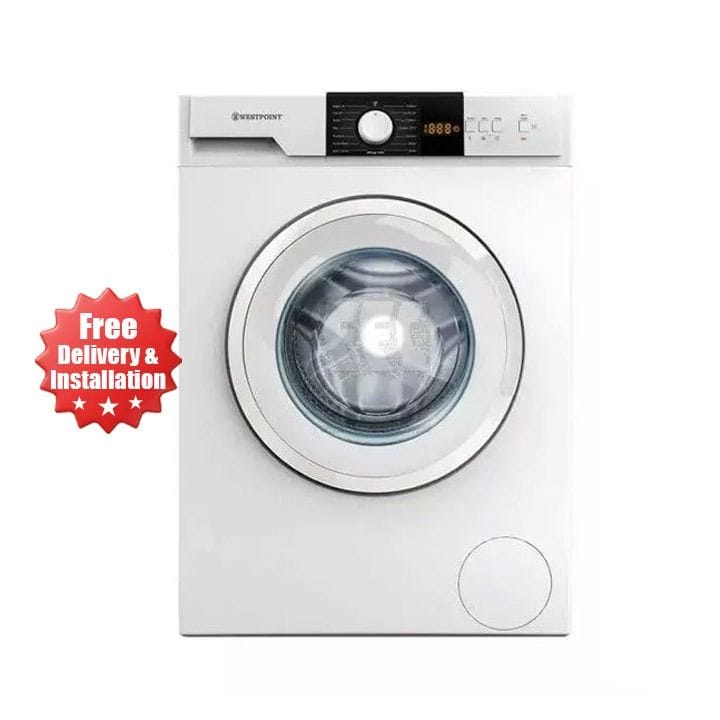 Westpoint 7kg Front Load Washing Machine -1200 RPM, 220-240V, White | WMI-71222
