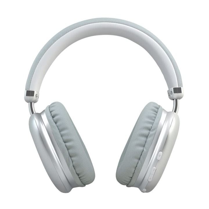 XCell HS-314 Wireless Headphones – Active Noise Cancelling, FM Radio, 15H Playtime, Over-Ear Design, Silver | XL-HS-314-ANC-15H-AIRMAX-SIL