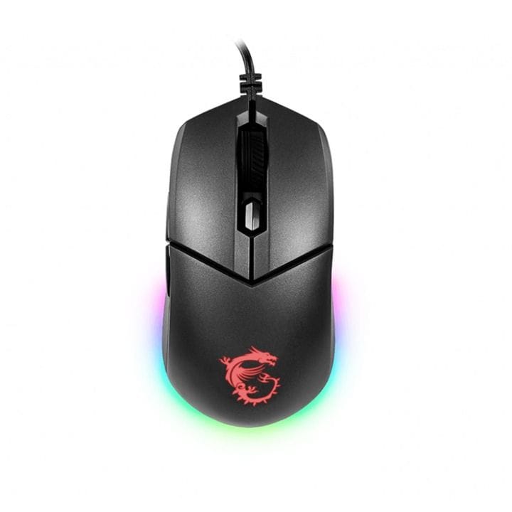 إم إس آي ماوس جي أم 11 – 5000 نقطة في البوصة، إضاءة RGB، تصميم متماثل | CLUTCH GM11