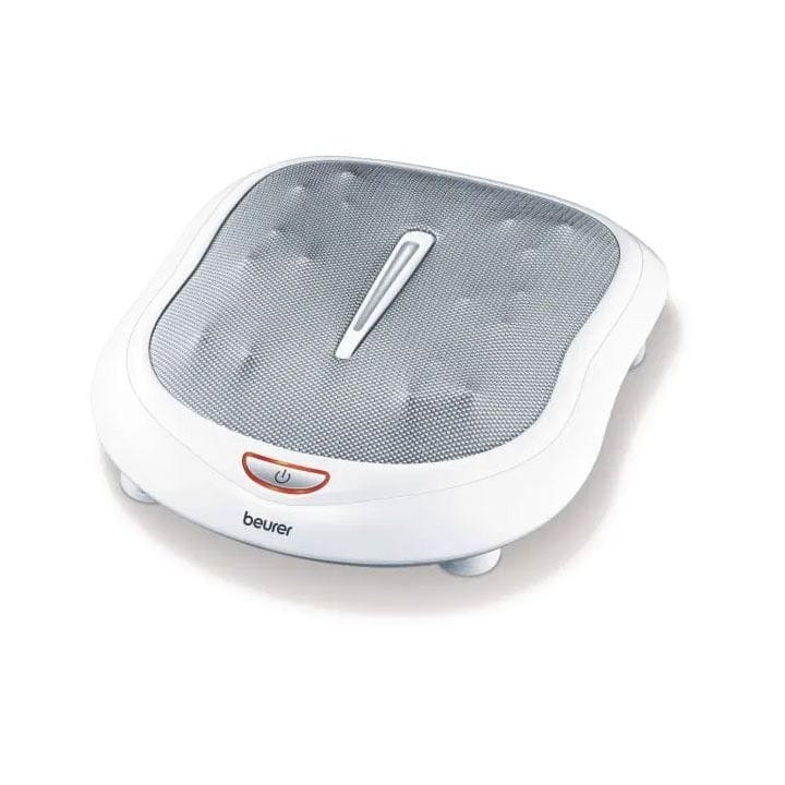 Beurer FM-60 Foot Massager – Shiatsu Deep Kneading, Switchable Heat Function, 18 Massage Heads, Relaxation Therapy for Feet - White