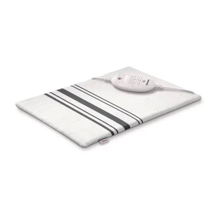 Beurer HK-25 Heating Pad – Fast Heating, 3 Temperature Settings, Automatic Switch-Off Safety, Soft Breathable Material - White