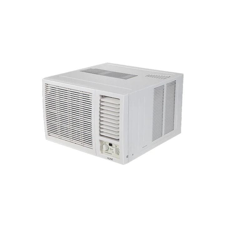 ALM Window Air Conditioner 1.5 Ton, 18,000 BTU, Rotary Compressor, 52 dB(A) Noise Level, 710 m/h Air Volume, R410A Refrigerant - White - ALMW-T18N
