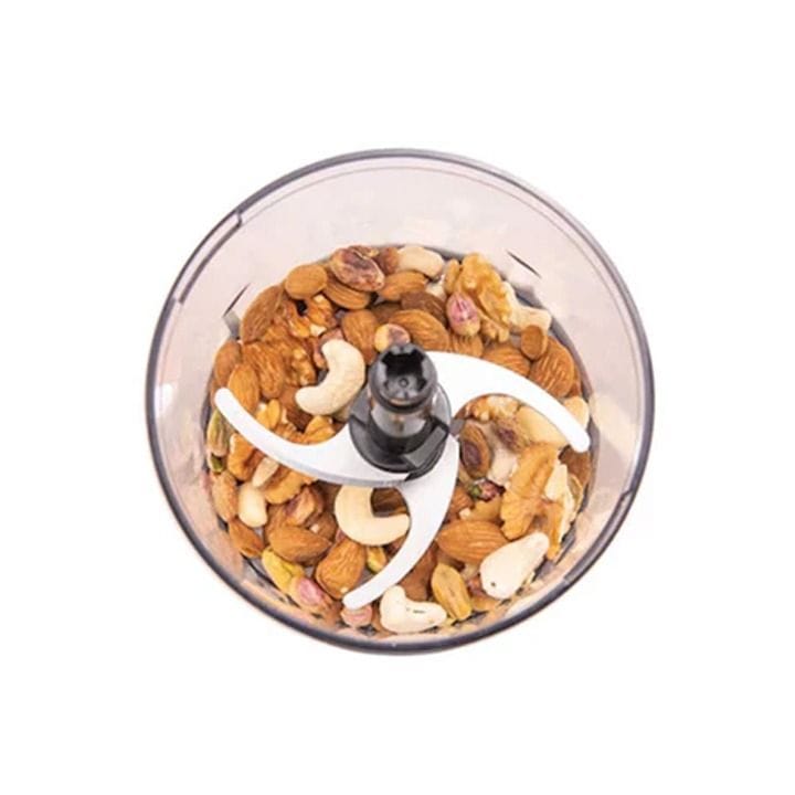 Black+Decker Multifunctional Vertical Chopper With Extra Bowl 500ml, Pulse Speed Function, Durable Stainless Steel 4-Blade, Compact Design - Black - FC500J-B5