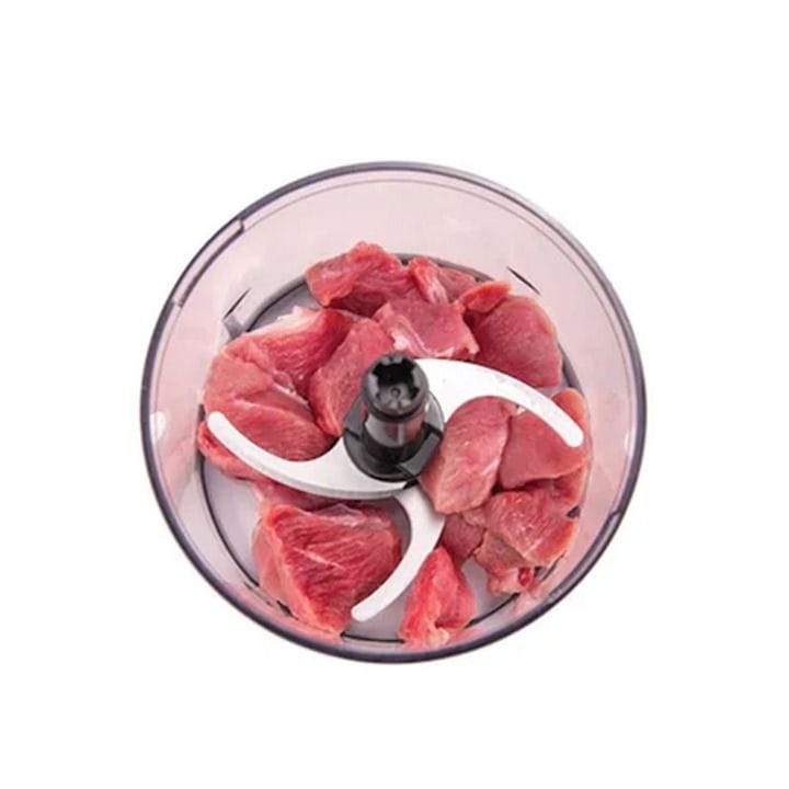 Black+Decker Multifunctional Vertical Chopper With Extra Bowl 500ml, Pulse Speed Function, Durable Stainless Steel 4-Blade, Compact Design - Black - FC500J-B5