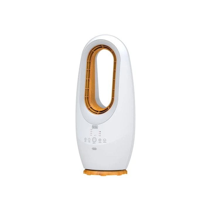 مروحة بلاك+ديكر بدون شفرات 58 سم مع إضاءة LED - أبيض - FBL58-B5