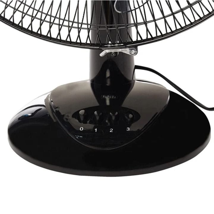 مروحة مكتبية بلاك+ديكر 16 بوصة، دوران واسع 90° - أسود - FD1620-B5