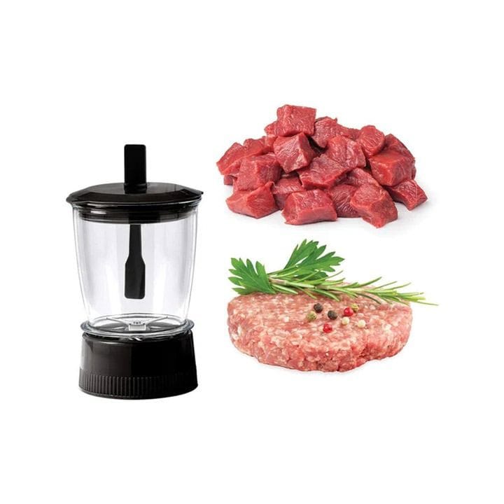 محضر طعام روبوت مطبخ بلاك+ديكر 400 واط مع خلاط ومفرمة ومطحنة - أسود - KR43-B5