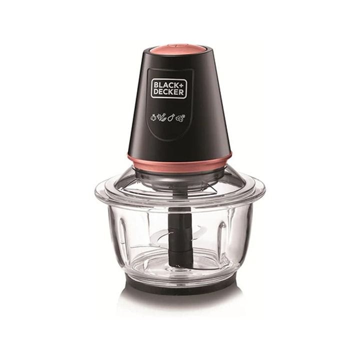 مفرمة زجاجية متعددة الوظائف بلاك+ديكر 400 واط - أسود - GC430-B5