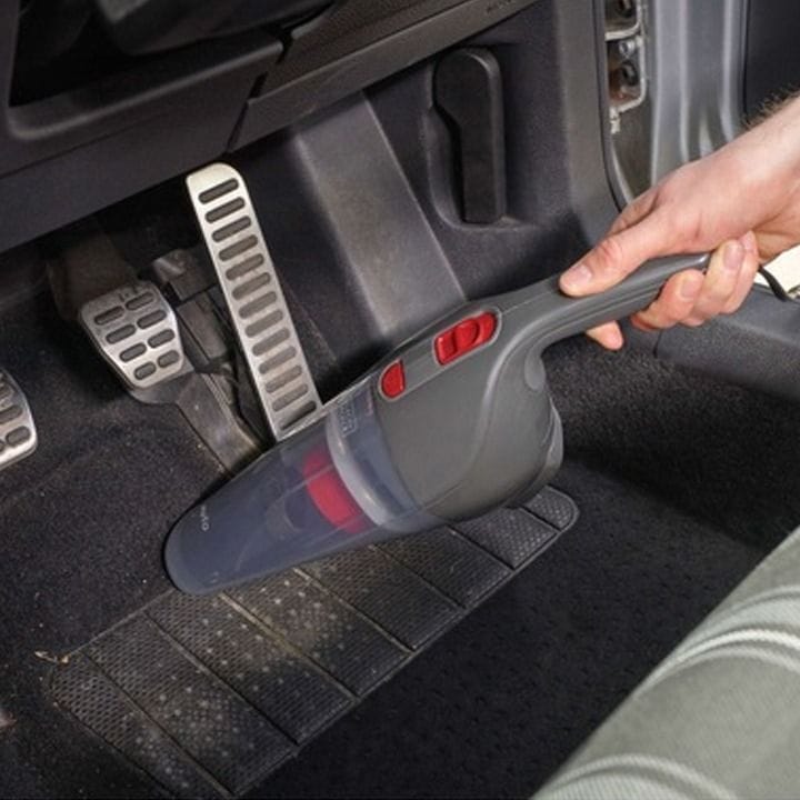Black+Decker Car Vacuum Cleaner 370ml, 12V DC Power Source, Ergonomic Design, High-Performance Cleaning - Red/Black - NV1200AV-B5