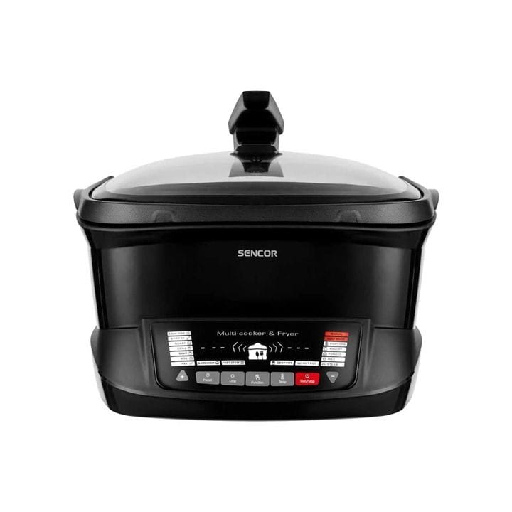 ALM Multi Cooker And Fryer 1800W 8L, Non-Stick Coating, Adjustable Temperature Control, Even Heat Distribution - Black - AL-MF18
