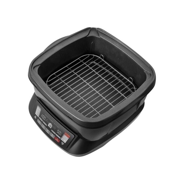 ALM Multi Cooker And Fryer 1800W 8L, Non-Stick Coating, Adjustable Temperature Control, Even Heat Distribution - Black - AL-MF18