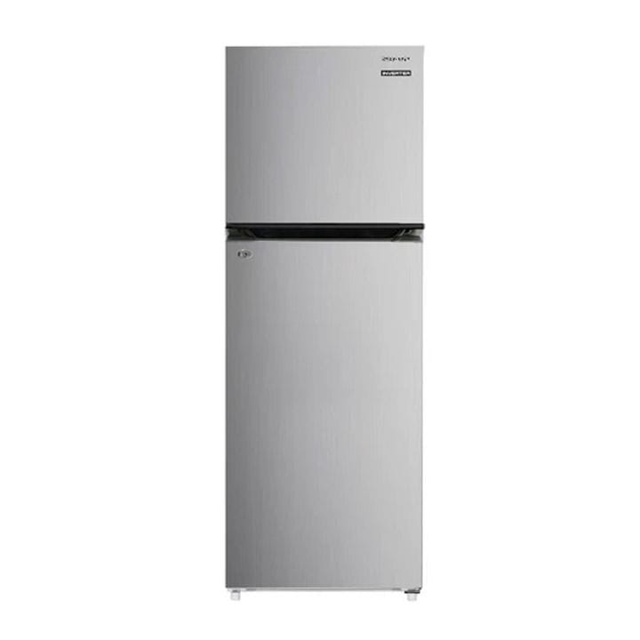 Sharp Double Door Refrigerator 450L, Electronic Temperature Control, A+ Energy Class, Inverter Compressor - Inox - SJ-HM450-HS3