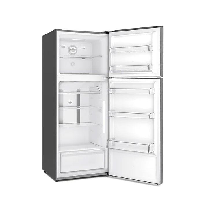 Sharp Double Door Refrigerator 540L, Electronic Temperature Control, Tropical Climate Class, External LED Display - Inox - SJ-HM540-HS3