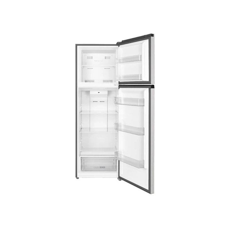 ALM Double Door No Frost Refrigerator 490L, Electronic Temperature Control, LED Display, Toughened Glass Shelves - Silver - ALM-RF490ST