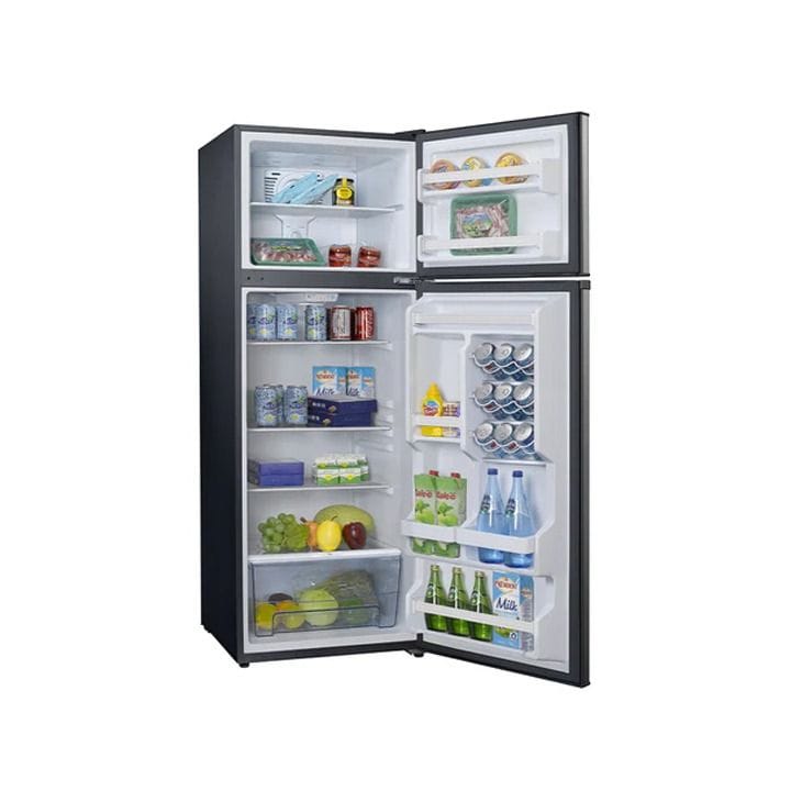 ALM Double Door Top Mount Refrigerator 475L Gross Capacity, Efficient Cooling Performance, Reliable Temperature Control - Silver - ALM-RF475SG