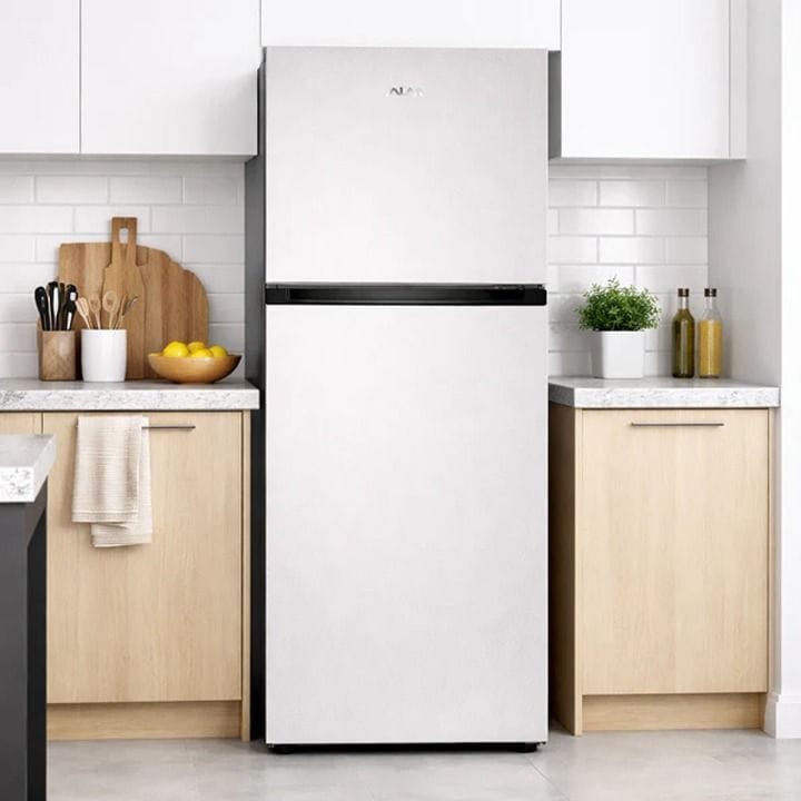 ALM No Frost Top Mount Refrigerator 249L, LED Interior Lighting, Smart Cooling Design - Grey - ALM-RF325INVT