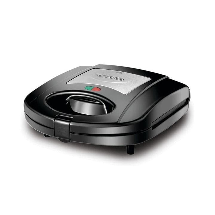 Black+Decker Sandwich Maker, Multifunction, Non-Stick Coated Plates, Removable Plate Design - Black - TS2120-B5