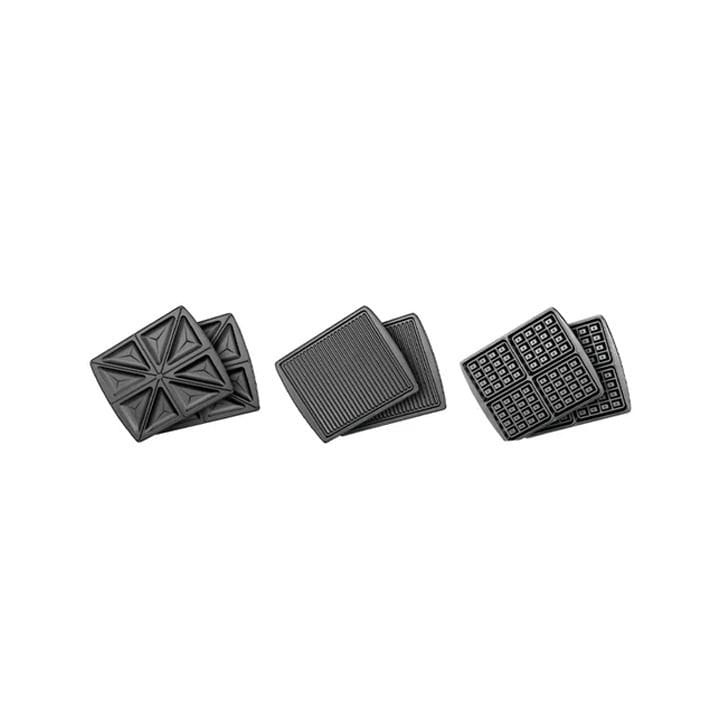 Black+Decker 4 Slice Sandwich Maker, 1400W Power, Multifunction Non-Stick Coated, 180° Flat Grill Mode - Black - TS4130-B5