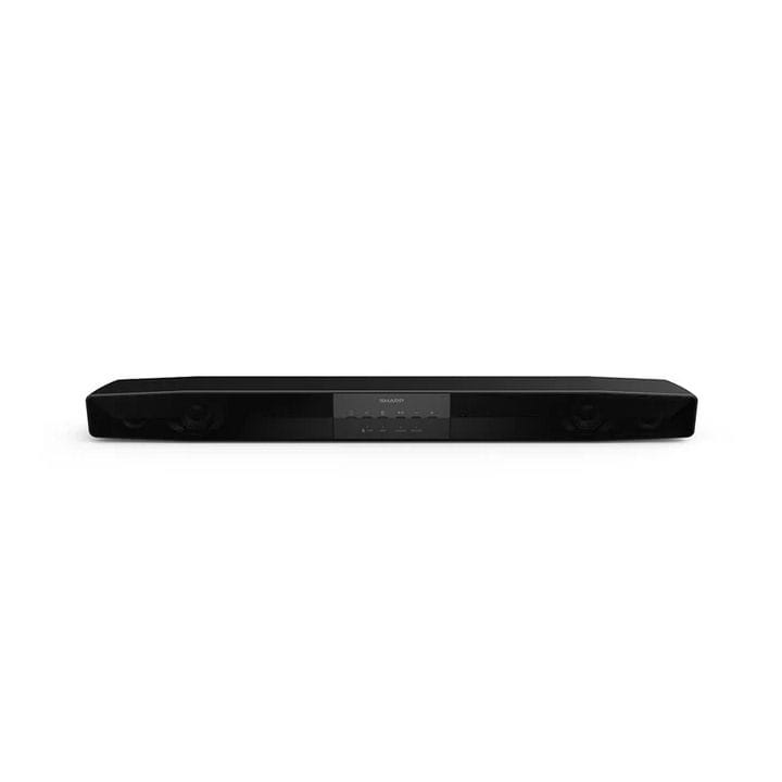 Sharp Soundbar 60W, Bluetooth Streaming, Metal Grill Finish, HDMI Input - Black - HT-SB116