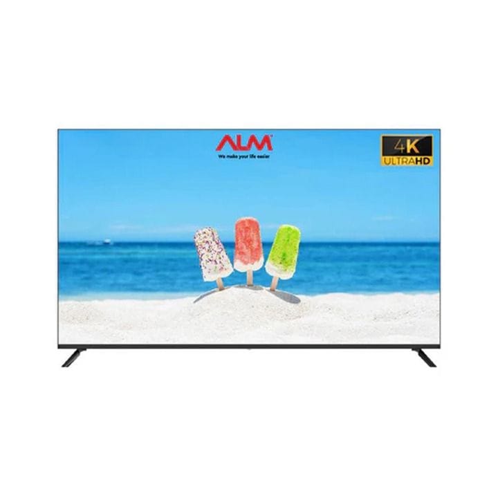 ALM UHD 4K Smart TV 65 Inch, Ultra HD Picture Quality, Built-In ATV, Smart Entertainment Features, Versatile Connectivity - Black - ALM-LE65S