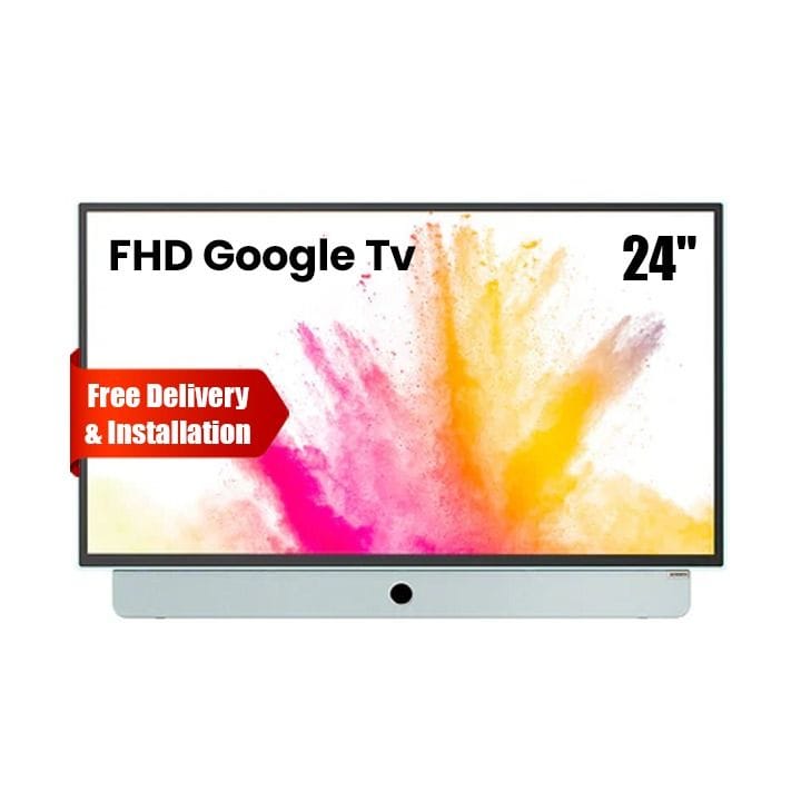 Skyworth Full HD Portable Google Smart TV 24 Inch, Built-In