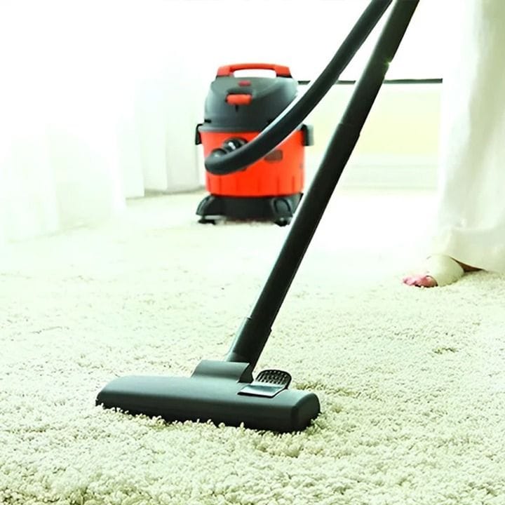 Black+Decker Wet And Dry Vacuum Cleaner 1200W 10L, Washable HEPA Filter, Overheat Protection, Blower Function - Orange/Black - WDBD10-B5