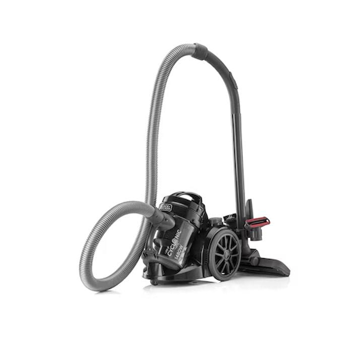 Black+Decker Multi-Cyclonic Bagless Vacuum Cleaner 1400W, Variable Speed, High-Efficiency Motor, Overload Protector - Black - VM1480-B5