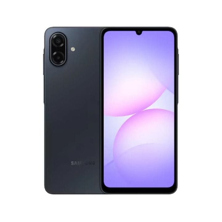 Samsung Galaxy A07 5G Smartphone 128GB Storage 6GB RAM HD+ Display Dual Camera Long Battery | Black-SMA076EZKCMEA