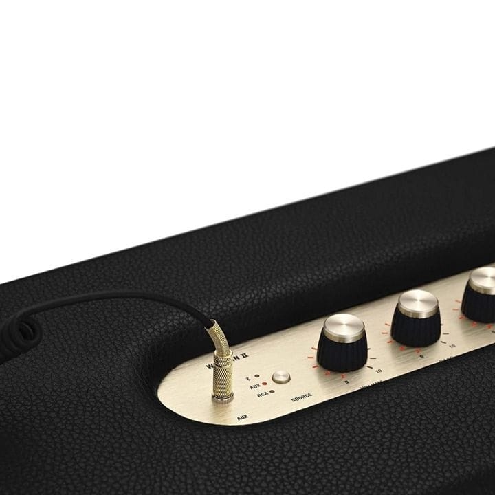 Marshall Woburn II Bluetooth Speaker 150W Powerful Sound aptX Bluetooth 30ft Range Multi-Host Connectivity | Black-1002488