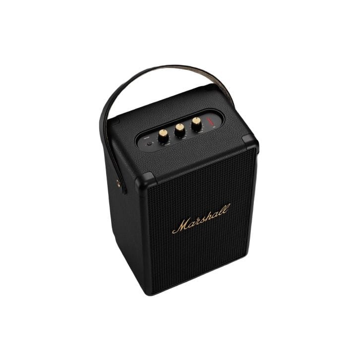 Marshall Tufton Portable Bluetooth Speaker 80W Multi-Directional Sound IPX2 Water Resistant 20+ Hours Playtime | Black & Brass-1006130