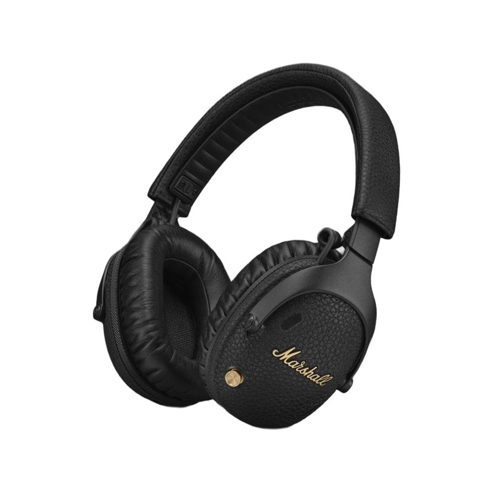 Marshall Monitor III ANC Wireless Headphones Adaptive Active Noise Cancellation 70H Playtime Bluetooth LE Audio Spatial Sound Foldable Design | Black-1006861