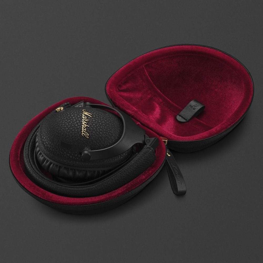 Marshall Monitor III ANC Wireless Headphones Adaptive Active Noise Cancellation 70H Playtime Bluetooth LE Audio Spatial Sound Foldable Design | Black-1006861