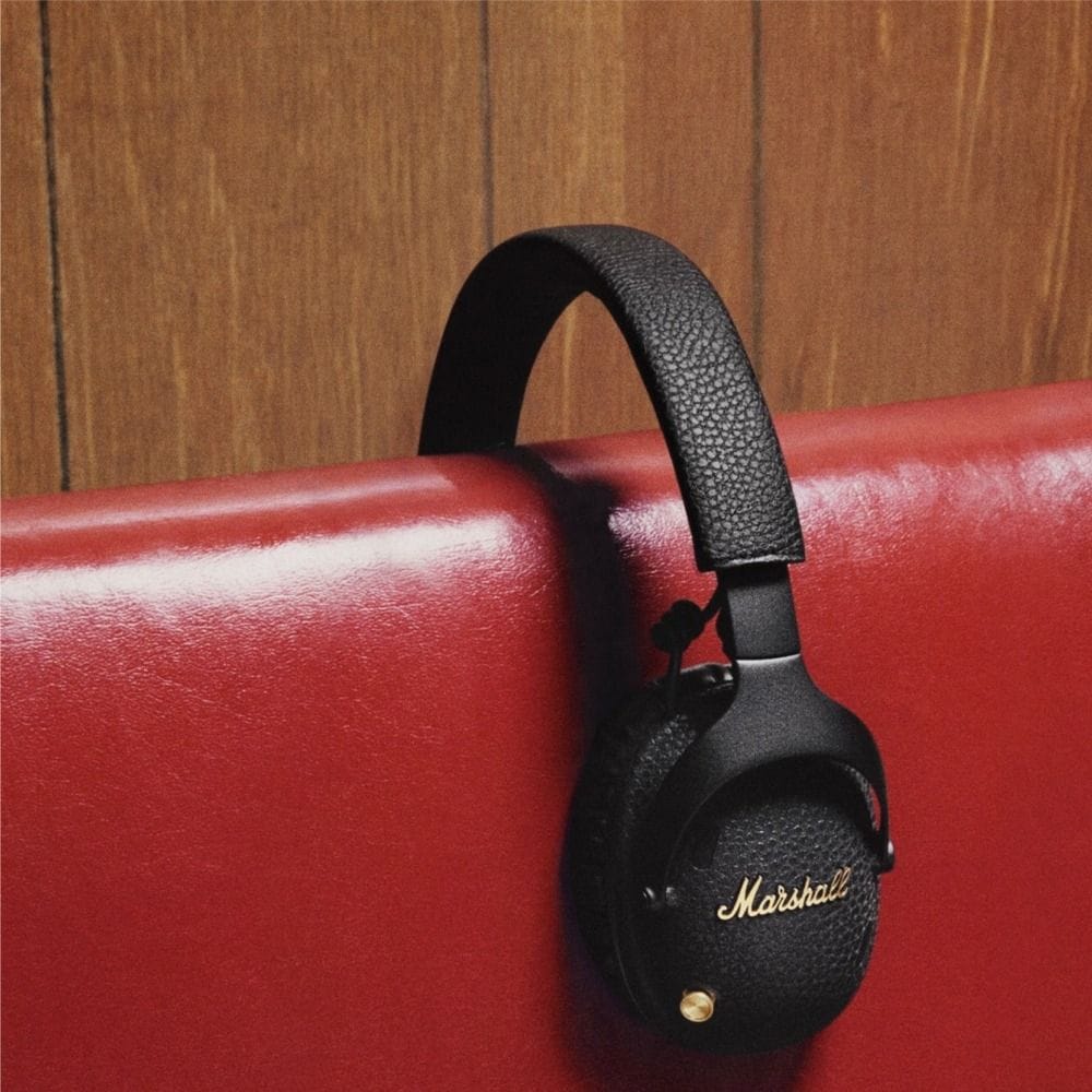 Marshall Monitor III ANC Wireless Headphones Adaptive Active Noise Cancellation 70H Playtime Bluetooth LE Audio Spatial Sound Foldable Design | Black-1006861