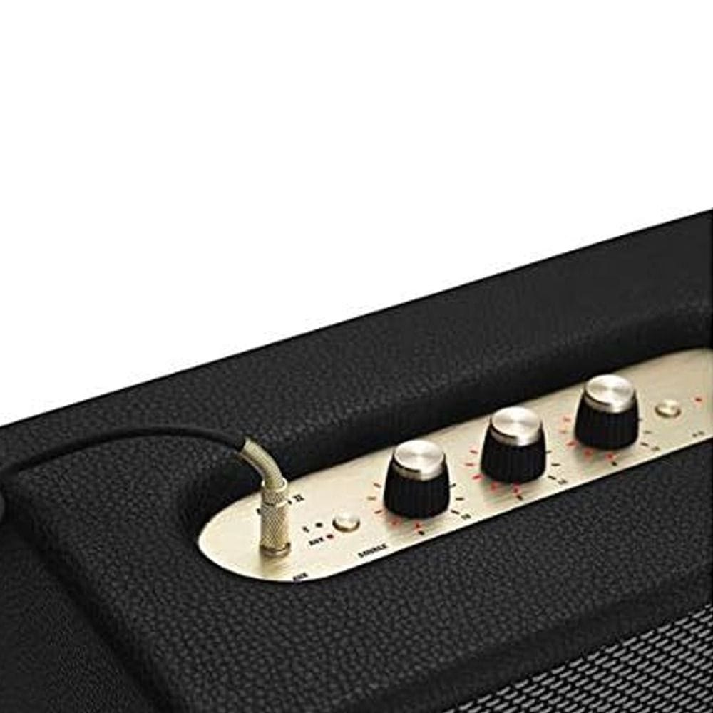 Marshall Acton II Bluetooth Speaker 60W Compact Powerful Sound aptX Bluetooth Multi-Host Connectivity Analog Controls | Black-1002480